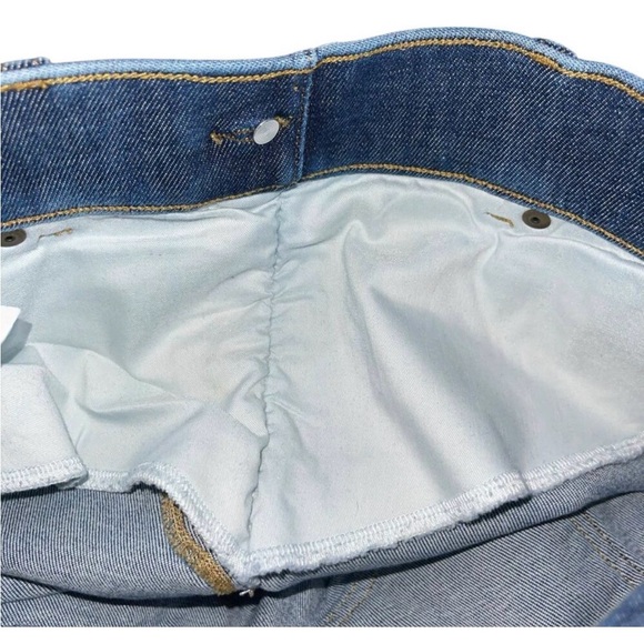 SPANX High-Rise Tummy Control Flare Jeans Blue Sculpting Women’s Size Small - Picture 6 of 8